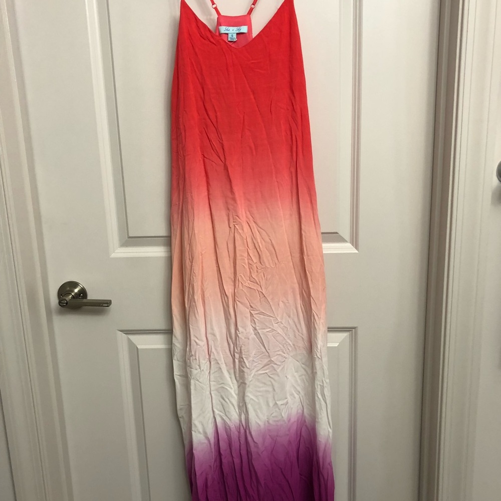 Multi-Colored Maxi Dress